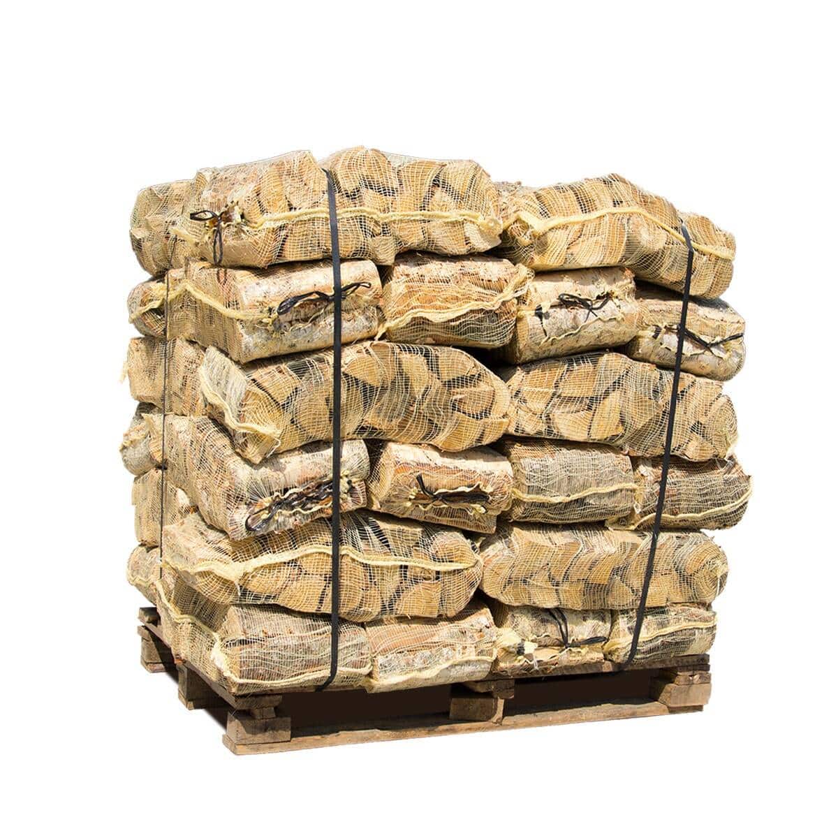 Bois de chauffage de bouleau en sac 36 x 40L/15kg