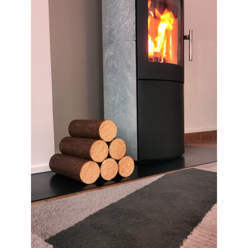 Bûches compressées 100% hêtre - Palette de 1040kg