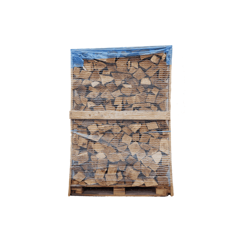 Palette de 2st de bois de chauffage sec séchoirs G1H1 - prêt à l'emploi - mélange feuillus